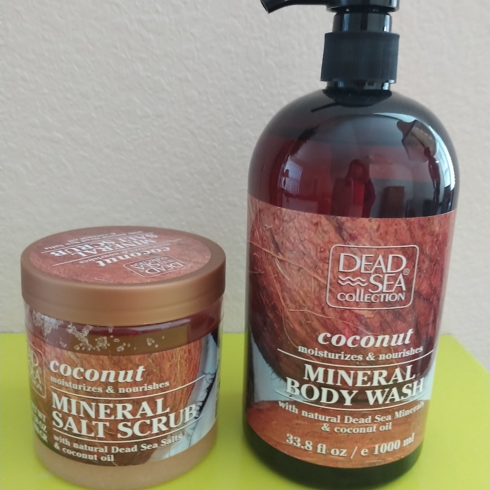 Coconut Salt Scrub Body Wash Dead Sea Collection